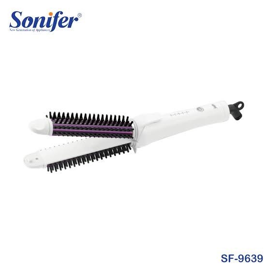 Sonifer SF-9639 – فرشاة/مشط تمليس متعددة الاستخدامات (Dual-Purpose Ceramic Hair Comb)