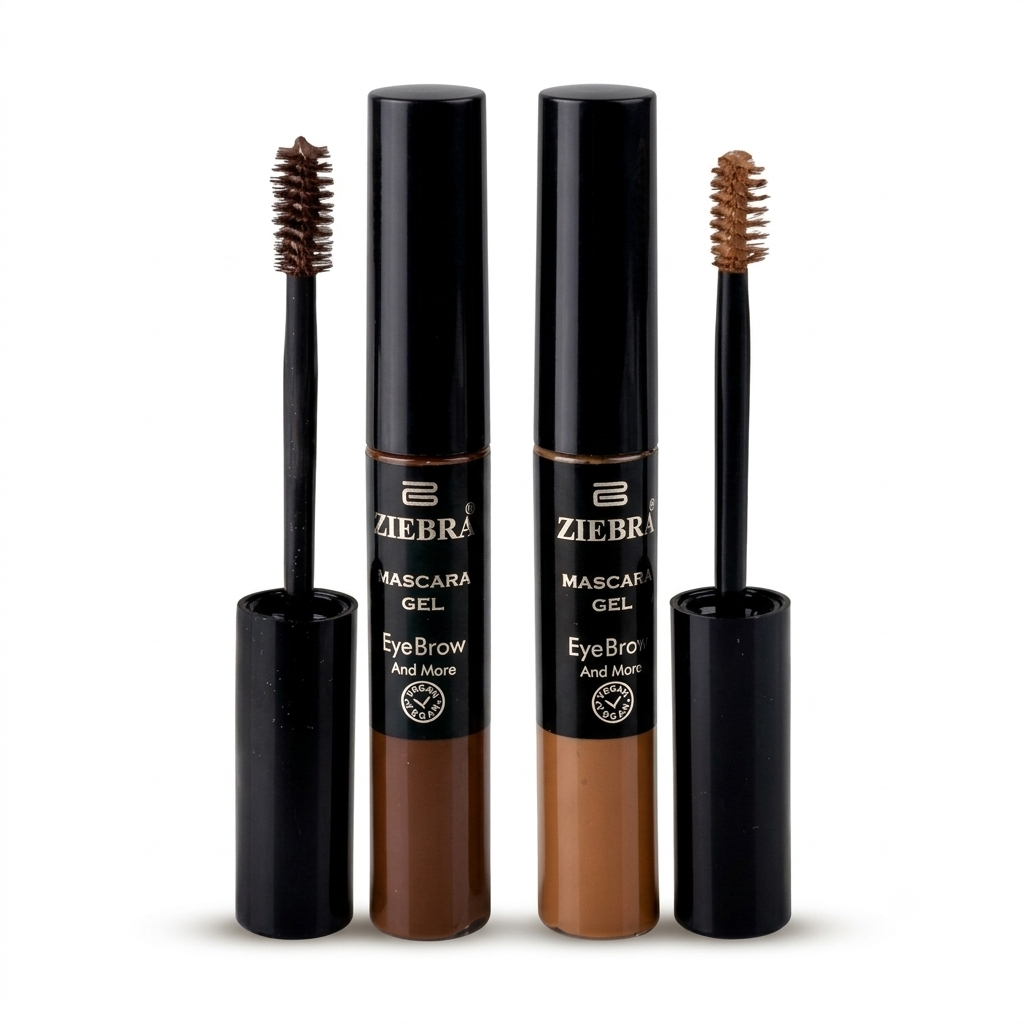 جل ماسكارا الحواجب النباتيEYE BROW MASCARA من زيبرا لتثبيت وتحديد الحواجب متوفر بثلاث درجات