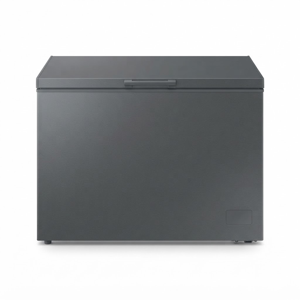 فريزر أفقي سامسونج Samsung Chest Freezer موديل RI70H20XBGAIQ بسعة 198 لتر ولون رمادي داكن