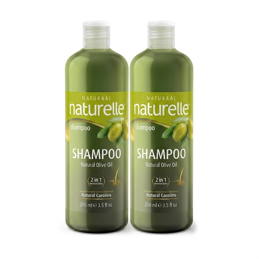 Farmasi Naturelle Olive Oil Nourishing Shampoo المغذي للشعر الجاف والتالف 360 مل طقم من قطعتين