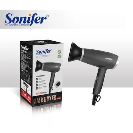 Sonifer SF-9626 – مجفّف شعر احترافي بقدرة 2200 واط، مقبض قابل للطي، محرك DC