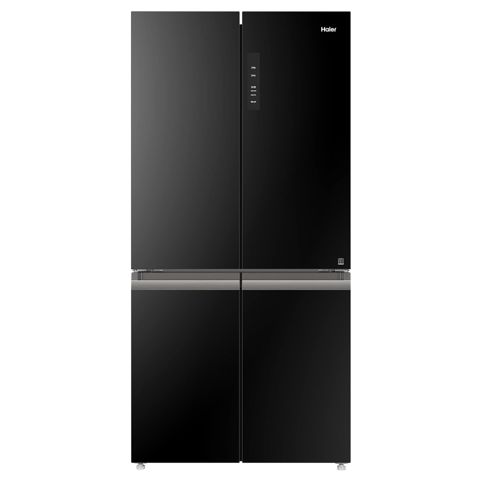 براد هاير (Haier) 4 أبواب -  زجاج أسود لامع (700 لتر) | HRF - 700 BG