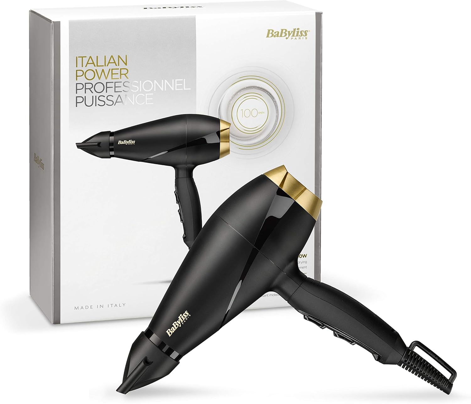 مجفف شعر BaByliss 6704SDE احترافي 2000 واط مع فوهة تركيز