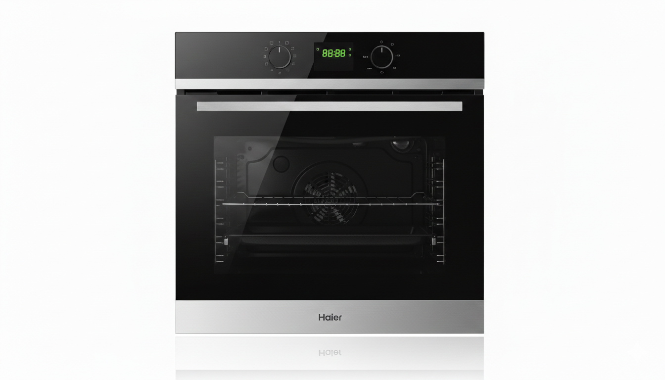 فرن غطس هاير (Haier) 60سم- أسود إطار ستانلس | HOX 6121 BX